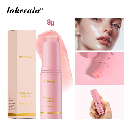 Pink Multifunctional Moisturizing Cream Stick for Face and Lips